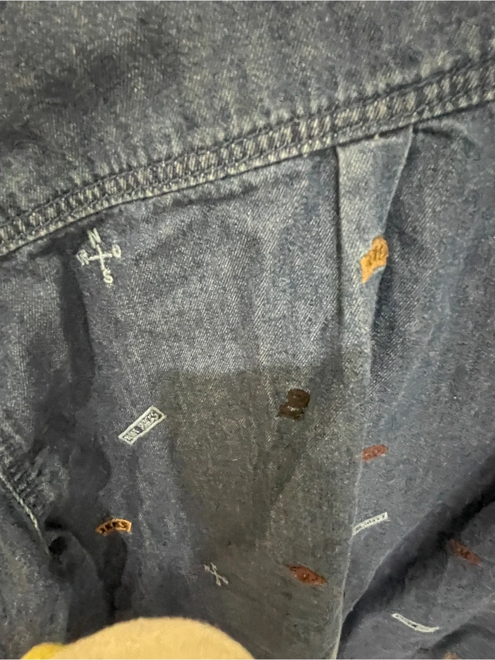IKKS new Wrangler Blue Denim Button-Up 10years